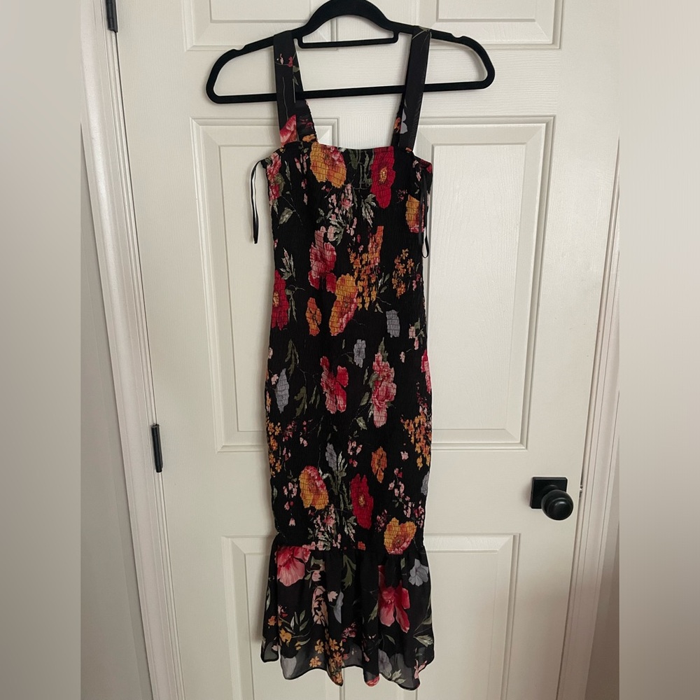 Hello Molly Black floral dress